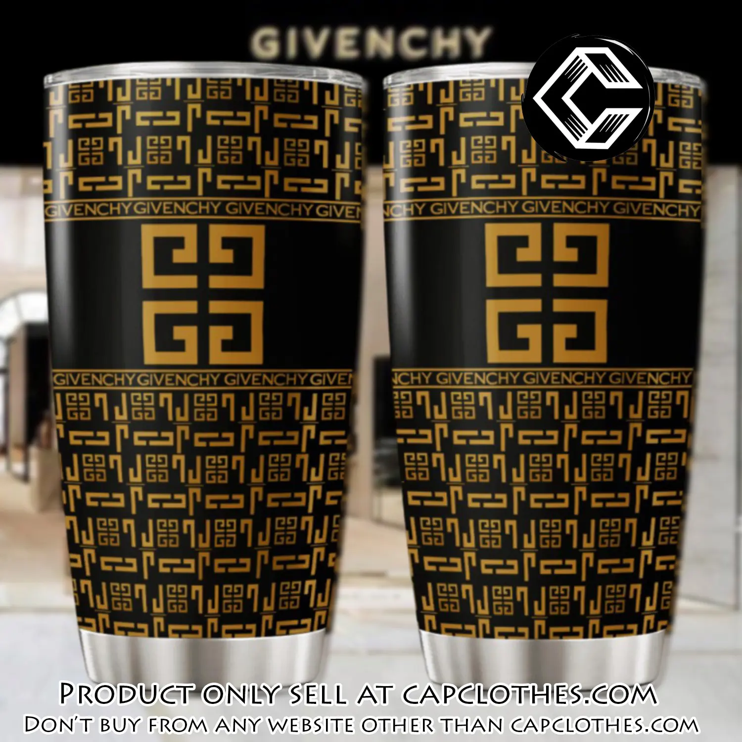 Givenchy stainless steel tumbler 20oz30oz cc5828677
